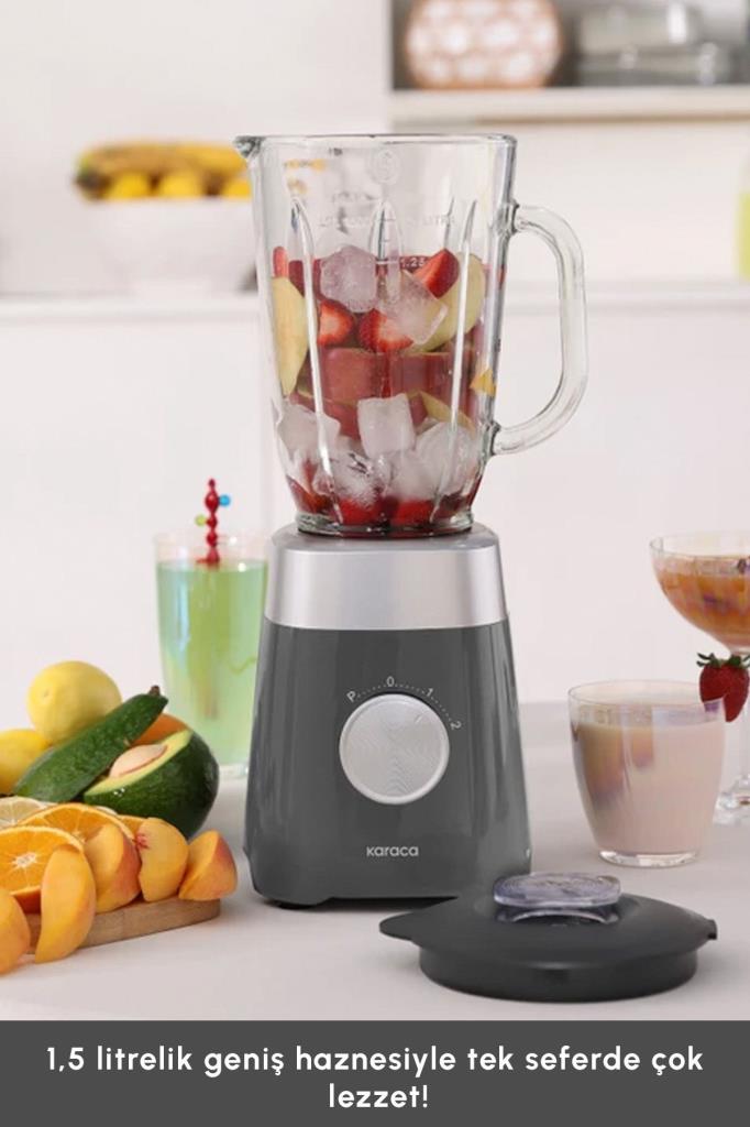 Karaca Multiblend 1000 W Gri Smoothie Blender