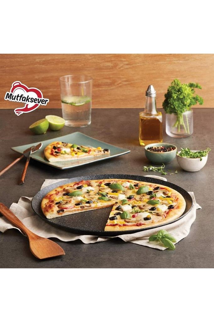 Karaca Mutfaksever Biogranit Grey 32 cm Pizza Tavası