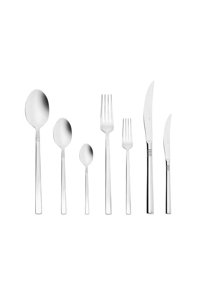 Karaca Elegance Nil 316+ 84 Parça 12 Kişilik Çatal Kaşık Bıçak Takımı Outlet