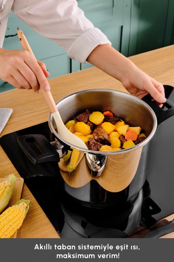 Karaca Perfect Gray 4 lt + 6 lt Düdüklü Tencere Seti Teşhir