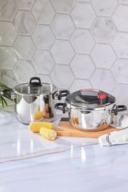 Karaca Perfect Red 4 lt + 6 lt Düdüklü Tencere Seti Outlet