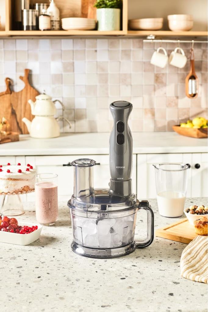 Karaca Pro Multimax 6in1 Space Gray 2000 W Mutfak Robotu Outlet