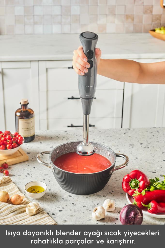 Karaca Pro Multimax 6in1 Space Gray 2000 W Mutfak Robotu Outlet