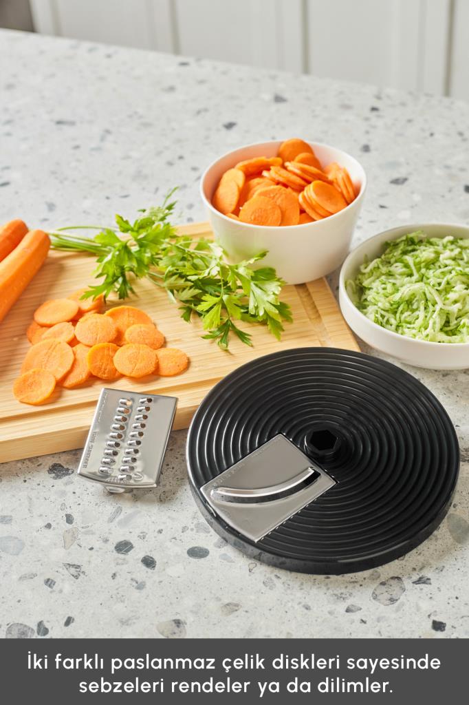 Karaca Pro Multimax 6in1 Space Gray 2000 W Mutfak Robotu Outlet