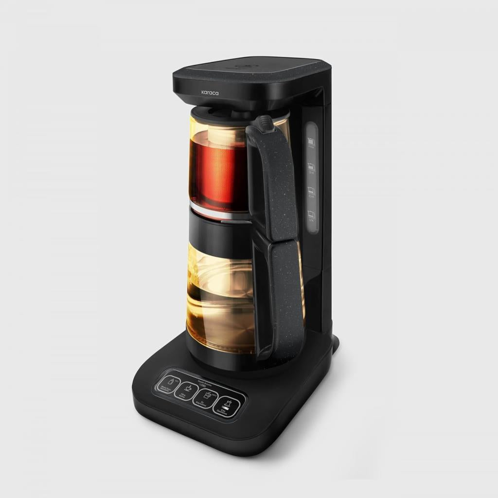Karaca Çaysever Robotea Pro 4in1 2500 W Agate Konuşan Cam Çay Makinesi Teşhir
