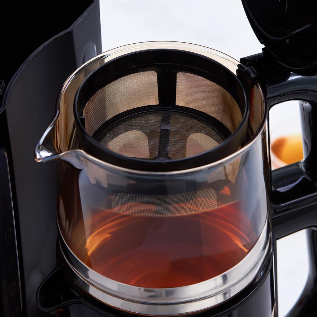 Karaca Çaysever Robotea Pro 4in1 2500 W Agate Konuşan Cam Çay Makinesi Teşhir