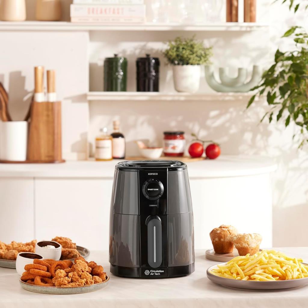Karaca Smart Cook 2.2 lt Space Gray Yağsız Fritöz Teşhir