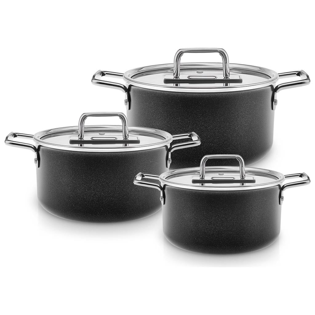 Karaca Swiss Crystal Mastermaid 6 Parça Midi Tencere Seti Outlet