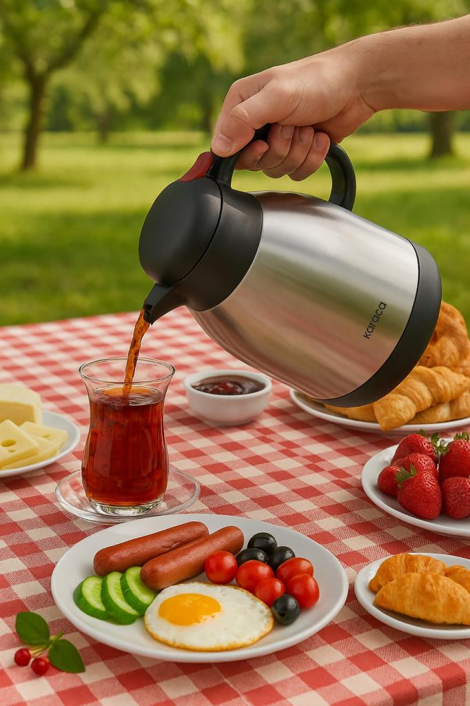 Karaca Tantum 1.5 lt Çelik Termos Teşhir