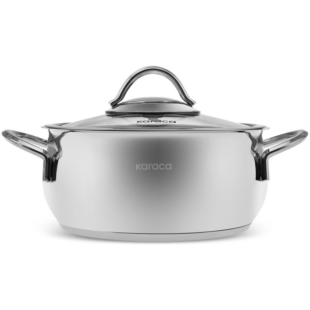 Karaca Urla 8 Parça İndüksiyon Tabanlı Çelik Tencere Seti