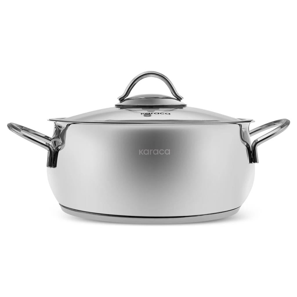Karaca Urla 8 Parça İndüksiyon Tabanlı Çelik Tencere Seti