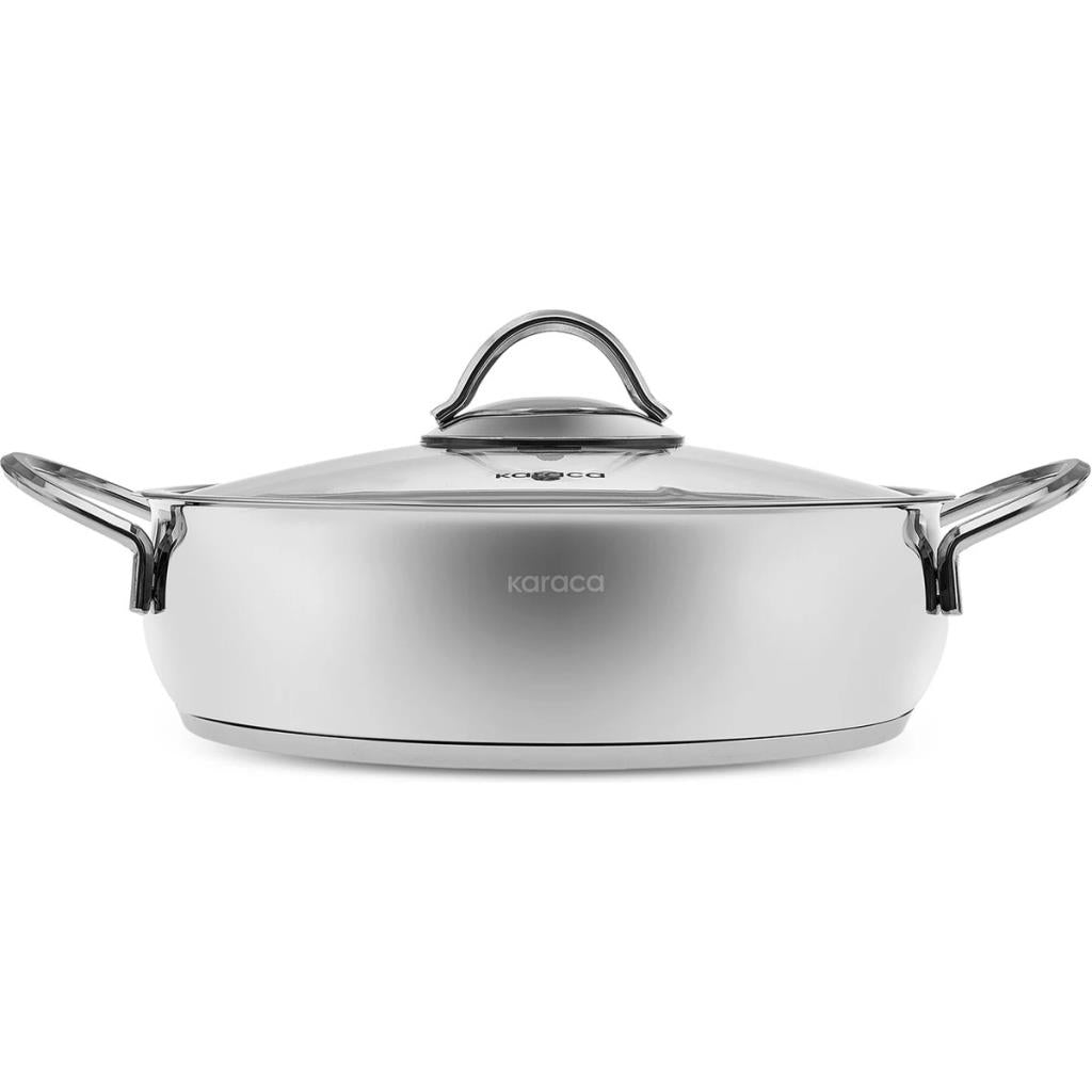 Karaca Urla 8 Parça İndüksiyon Tabanlı Çelik Tencere Seti