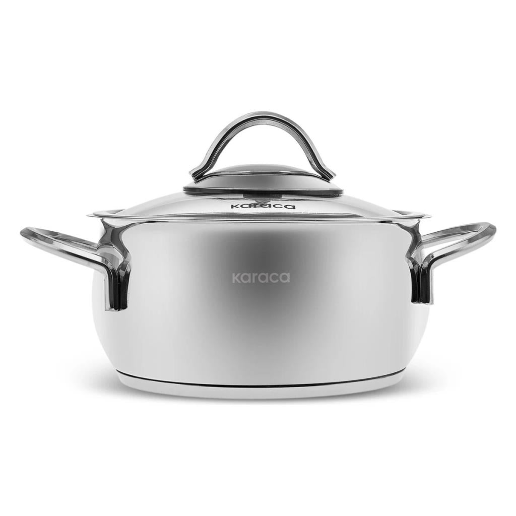 Karaca Urla 8 Parça İndüksiyon Tabanlı Çelik Tencere Seti