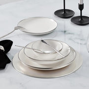 Karaca Streamline Eclipse Platin 24 Parça 6 Kişilik Yemek Takımı