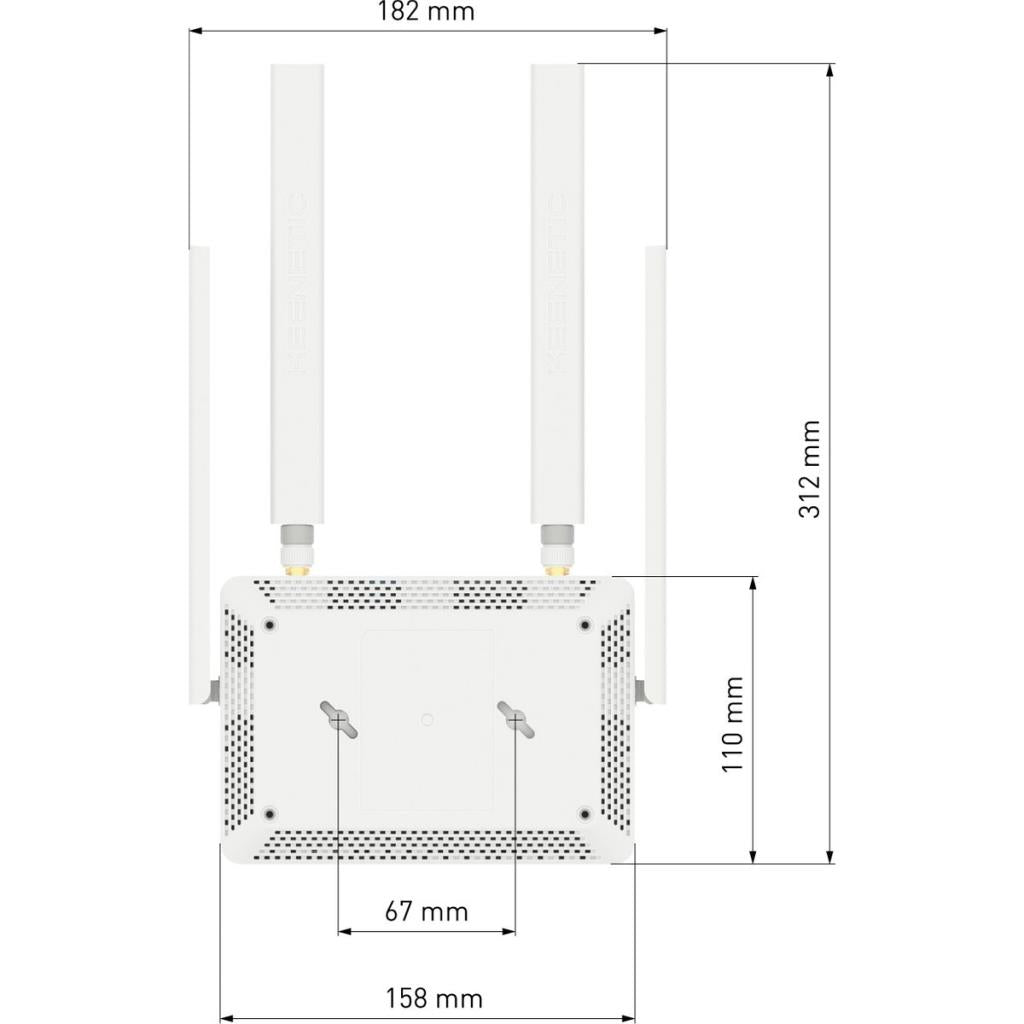 Keenetic Runner 4G KN-2212-01 4 Port 300 Mbps Modem