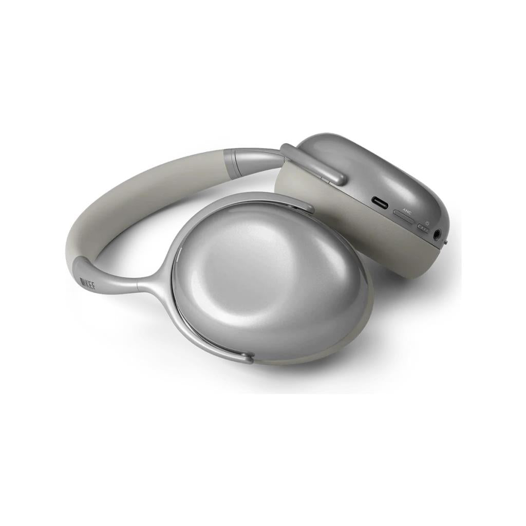 Kef MU7 ANC Gümüş Gri Kulak Üstü Bluetooth Kulaklık