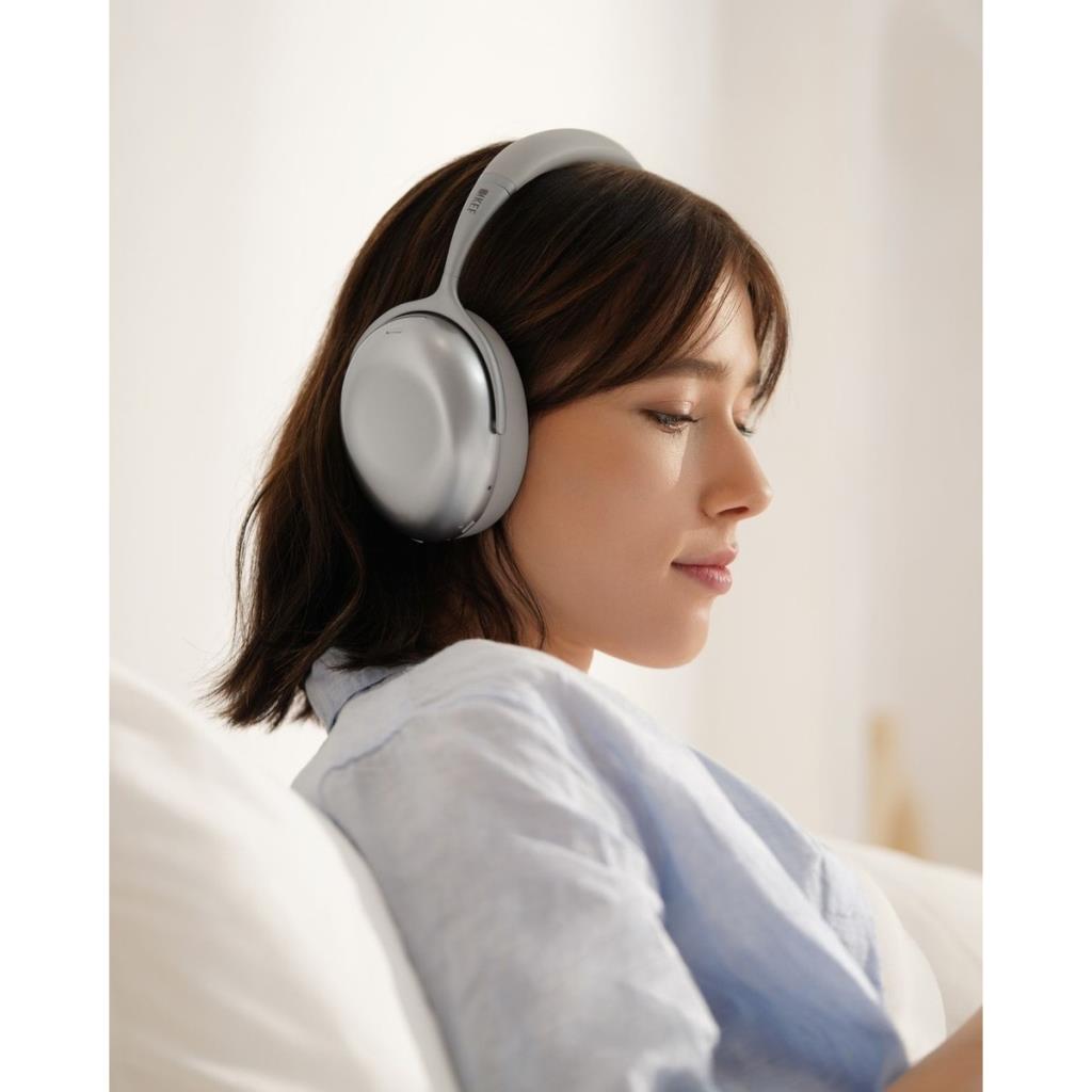 Kef MU7 ANC Gümüş Gri Kulak Üstü Bluetooth Kulaklık