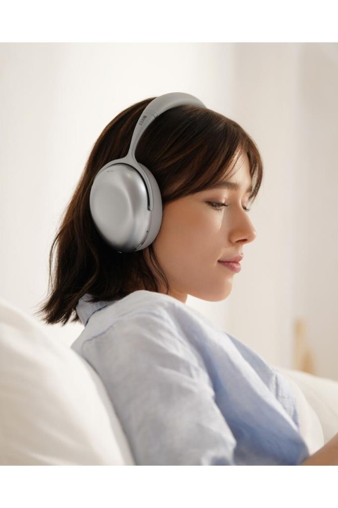 Kef MU7 ANC Gümüş Gri Kulak Üstü Bluetooth Kulaklık Teşhir