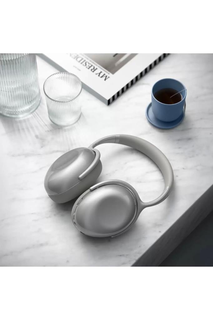 Kef MU7 ANC Gümüş Gri Kulak Üstü Bluetooth Kulaklık Teşhir