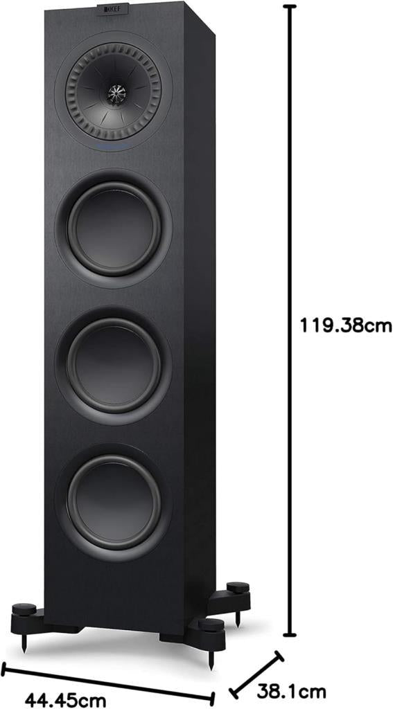 KEF Q750 Tek Kule Tipi Pasif Hifi Hoparlör Siyah - Outlet