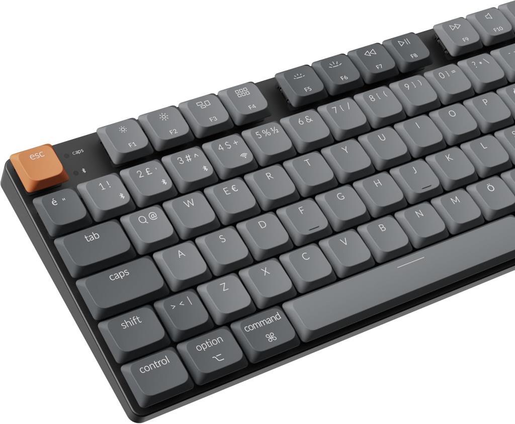 Keychron K5 Max QMK/VIA RGB %100 Brown Switch Kablolu/Kablosuz Mekanik Oyuncu Klavyesi