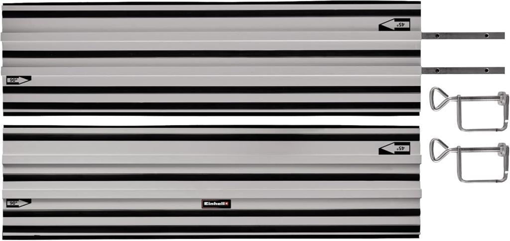 Orijinal Einhell Alüminyum Daire Testere Rayı 2x1000 mm (Daire testere aksesuarı, Einhell daire testereleri ve dalma testereleri ile uyumlu, düz ve açılı kesimler için) - 4502118 Teşhir