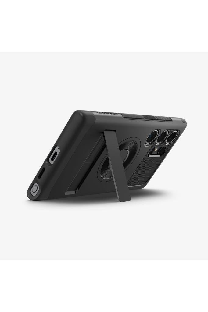 Kılıf Spigen İnce Zırh MagSafe Samsung Galaxy S24 Ultra Siyah Kılıf