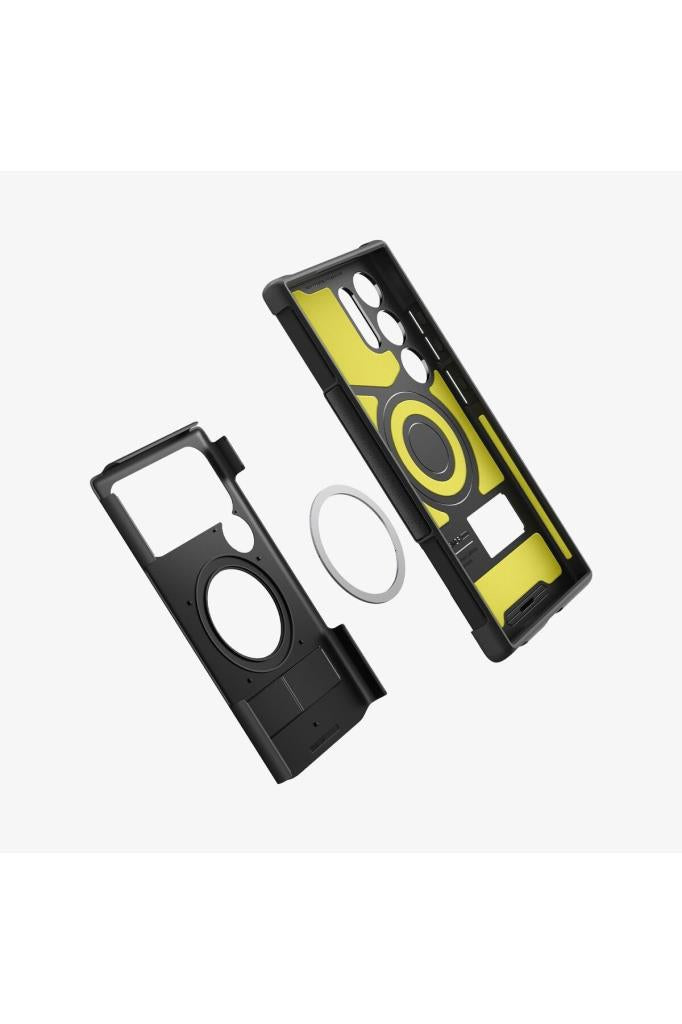 Kılıf Spigen İnce Zırh MagSafe Samsung Galaxy S24 Ultra Siyah Kılıf