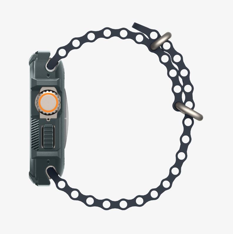 Spigen Apple Watch 49mm Ultra 4/3/2/1 ile Uyumlu Kılıf Rugged Armor - TEŞHİR
