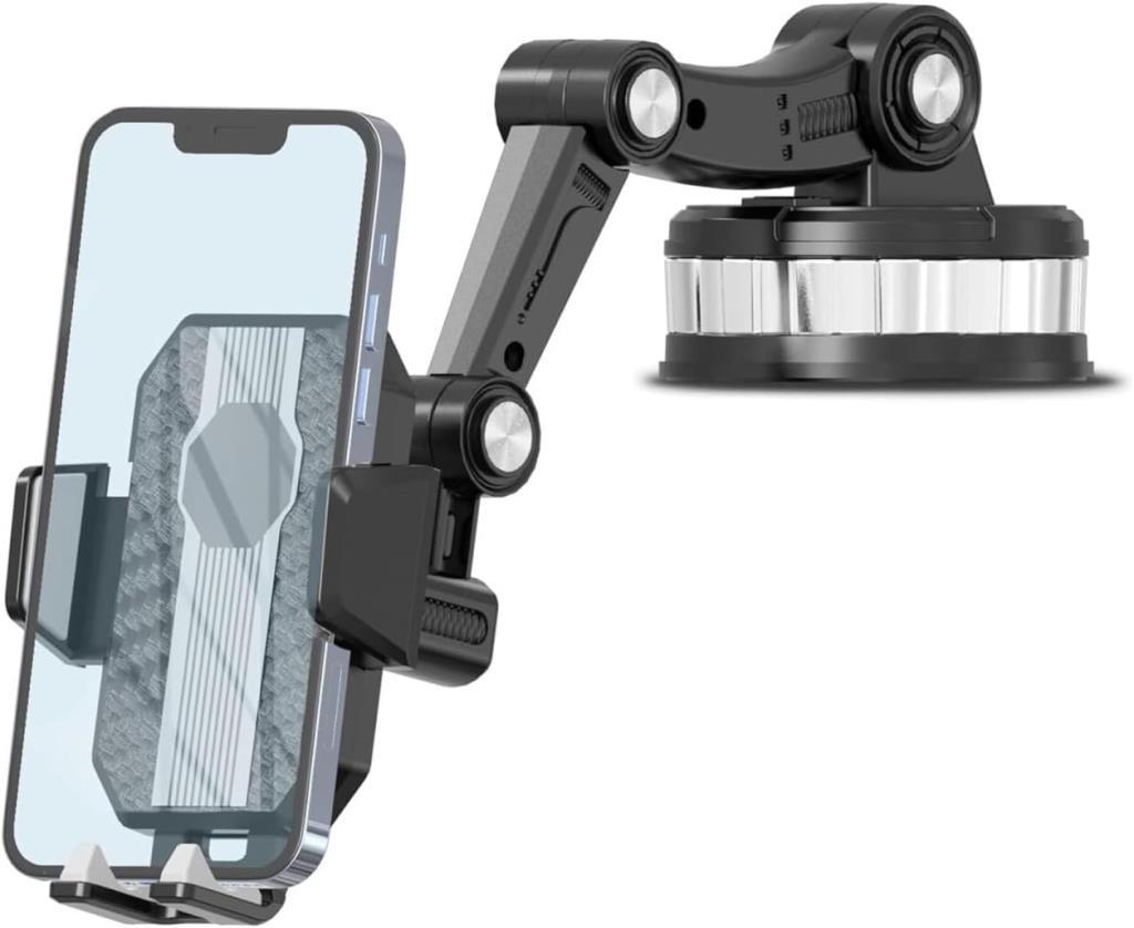 KingMa 360 Dönebilen Vakumlu Torpido ve Cam için Araç Içi Telefon Tutucu