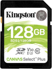 Kingston Canvas Select Plus SDCS2/128GB Class 10 U1 A1 V10 128 GB Micro SD Kart Outlet