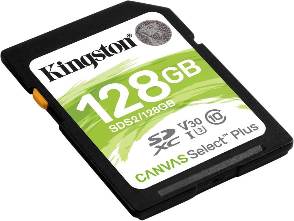 Kingston Canvas Select Plus SDCS2/128GB Class 10 U1 A1 V10 128 GB Micro SD Kart Outlet