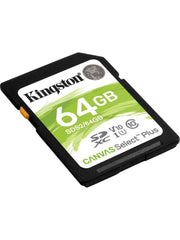 Kingston Canvas Select Plus SDS2/64GB Class 10 UHS-I U3 V10 64 GB Hafıza Kartı Teşhir