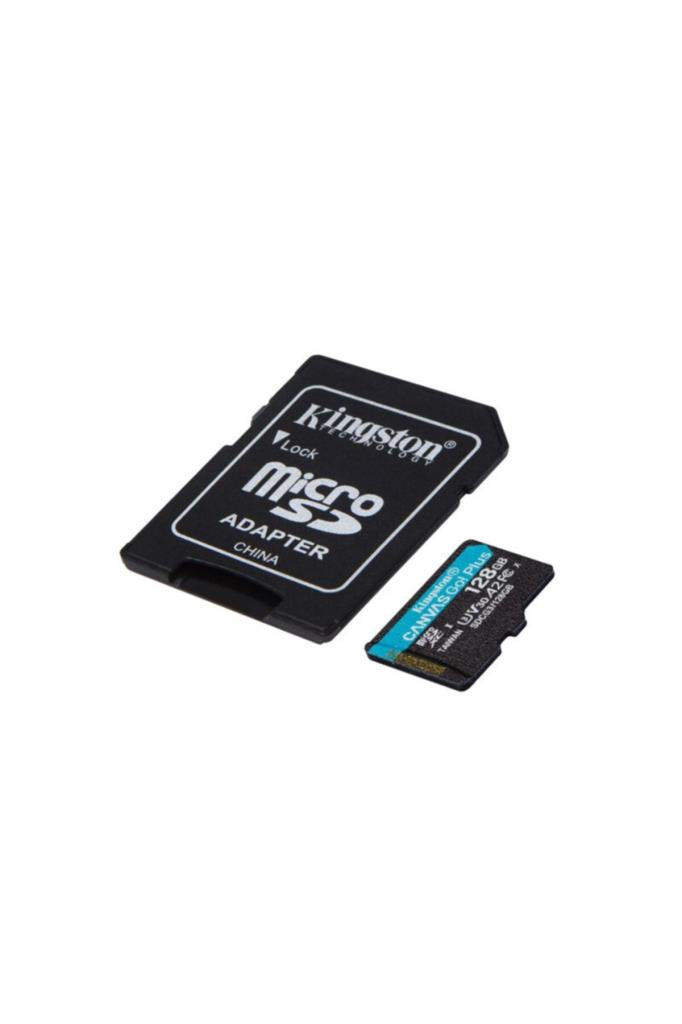 Kingston Canvas Go Plus SDCG3/128GB Class10 UHS-I U3 A2 V30 128 GB Micro SD Kart Outlet