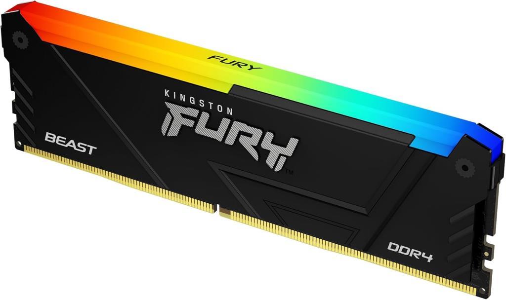 Kingston Fury Beast RGB 16 جيجابايت 3600 ميجاهرتز CL18 KF436C18BB2A/16 DDR4 رام
