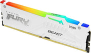 Kingston Beast RGB Beyaz 32 GB (2x16) 6000 MHz CL30 KF560C30BBEAK2/32TR DDR5 Ram