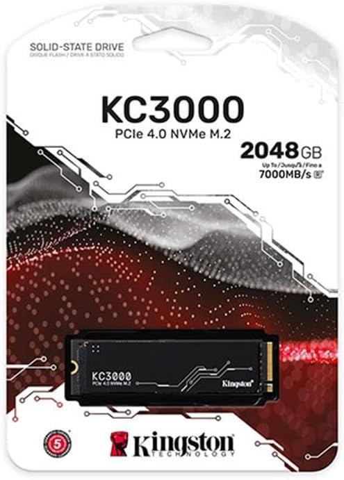 Kingston KC3000 SKC3000D/2048G PCI-Express 4.0 2 TB M.2 SSD Teşhir