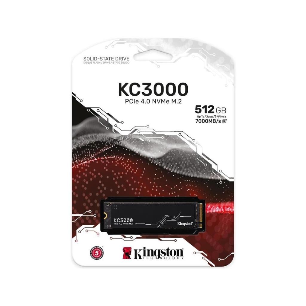 Kingston KC3000 SKC3000S/512G PCI-Express 4.0 512 GB M.2 SSD Teşhir