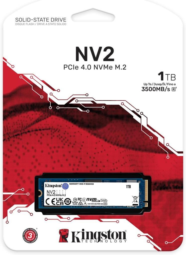 Kingston NV2 SNV2S/1000G PCI-Express 4.0 1 TB M.2 SSD - Teşhir
