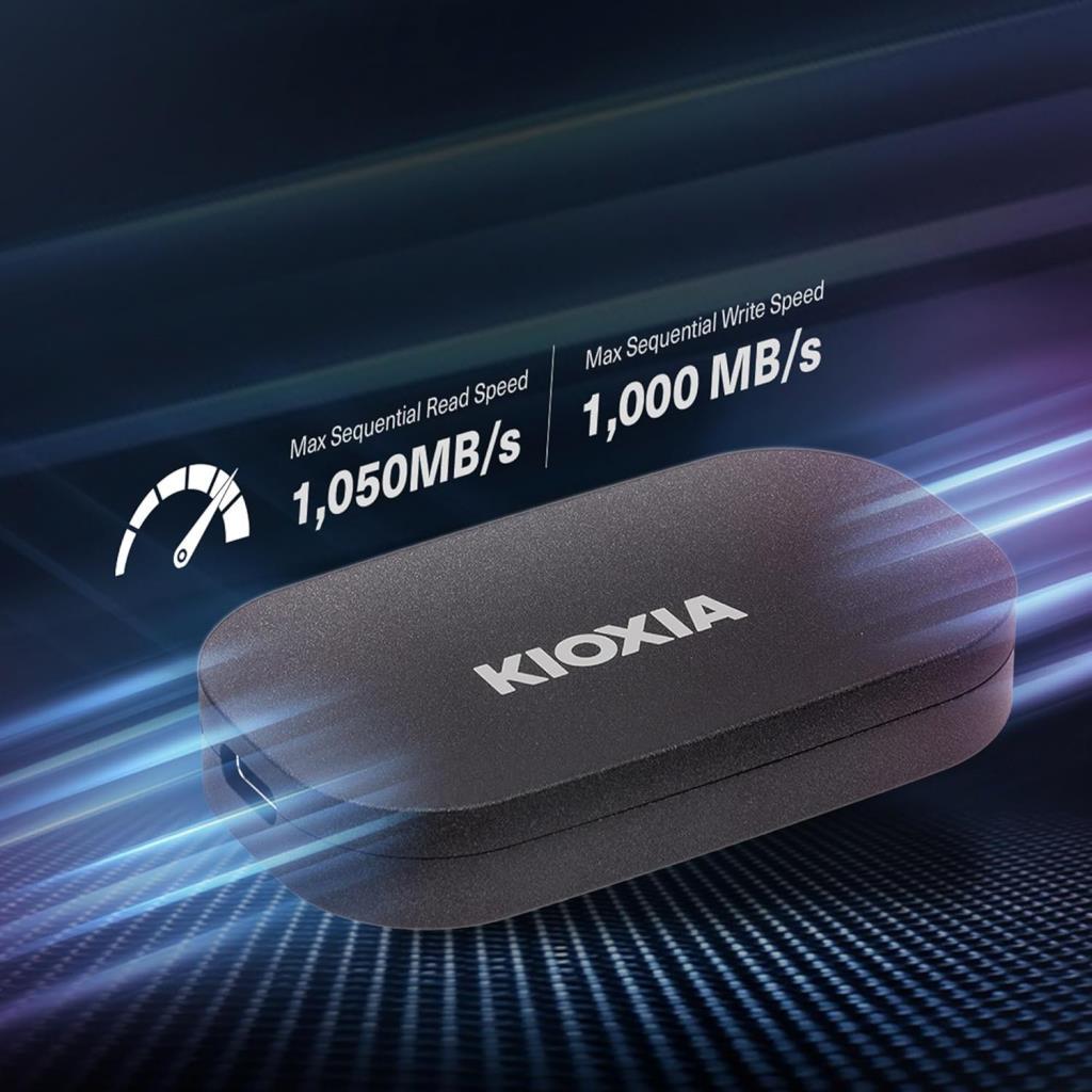 Kioxia Exceria Plus G2 LXD20K001TG8 USB 3.2 1 TB Portable SSD