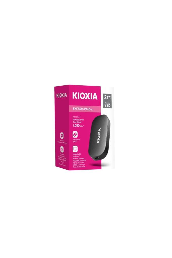 Kioxia Exceria Plus G2 LXD20K001TG8 USB 3.2 1 TB Taşınabilir SSD Teşhir
