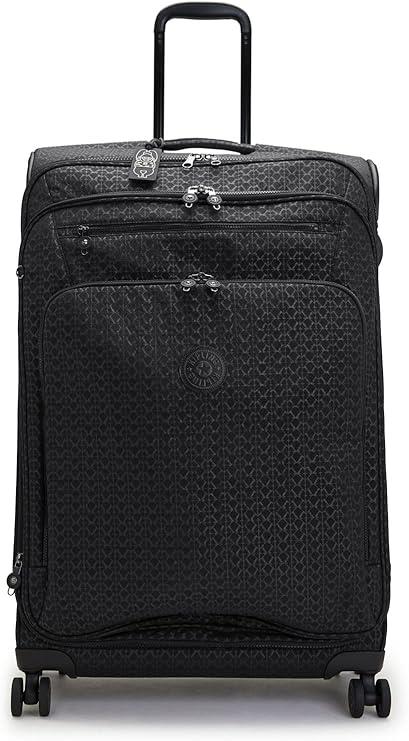 Kipling Siyah Unisex Çekçekli Sert Valiz NEW YOURI SPIN KI7572K59 L