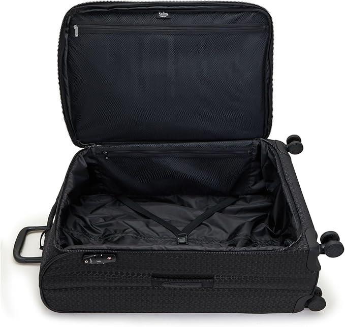 Kipling Siyah Unisex Çekçekli Sert Valiz NEW YOURI SPIN KI7572K59 L