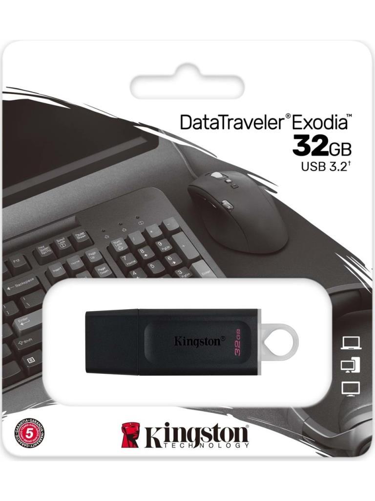 Kingston Exodia USB 3.2 Gen1 DTX/32GB 32 GB Flash Bellek