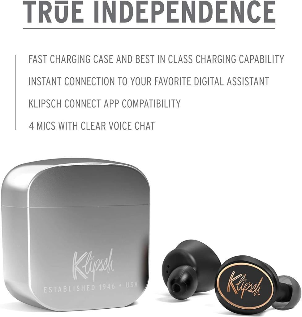 Klipsch T5 True Wireless Kulakiçi Kulaklık Gümüş