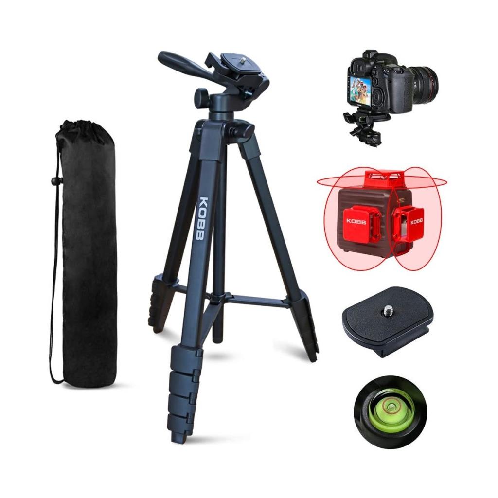 KOBB KBL16T 160CM Su Terazili Profesyonel Alüminyum Lazer Tripod