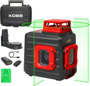 Kobb KBL33G 40 mt Şarjlı Otomatik Hizalamalı Yeşil Çapraz Çizgi Lazeri Outlet