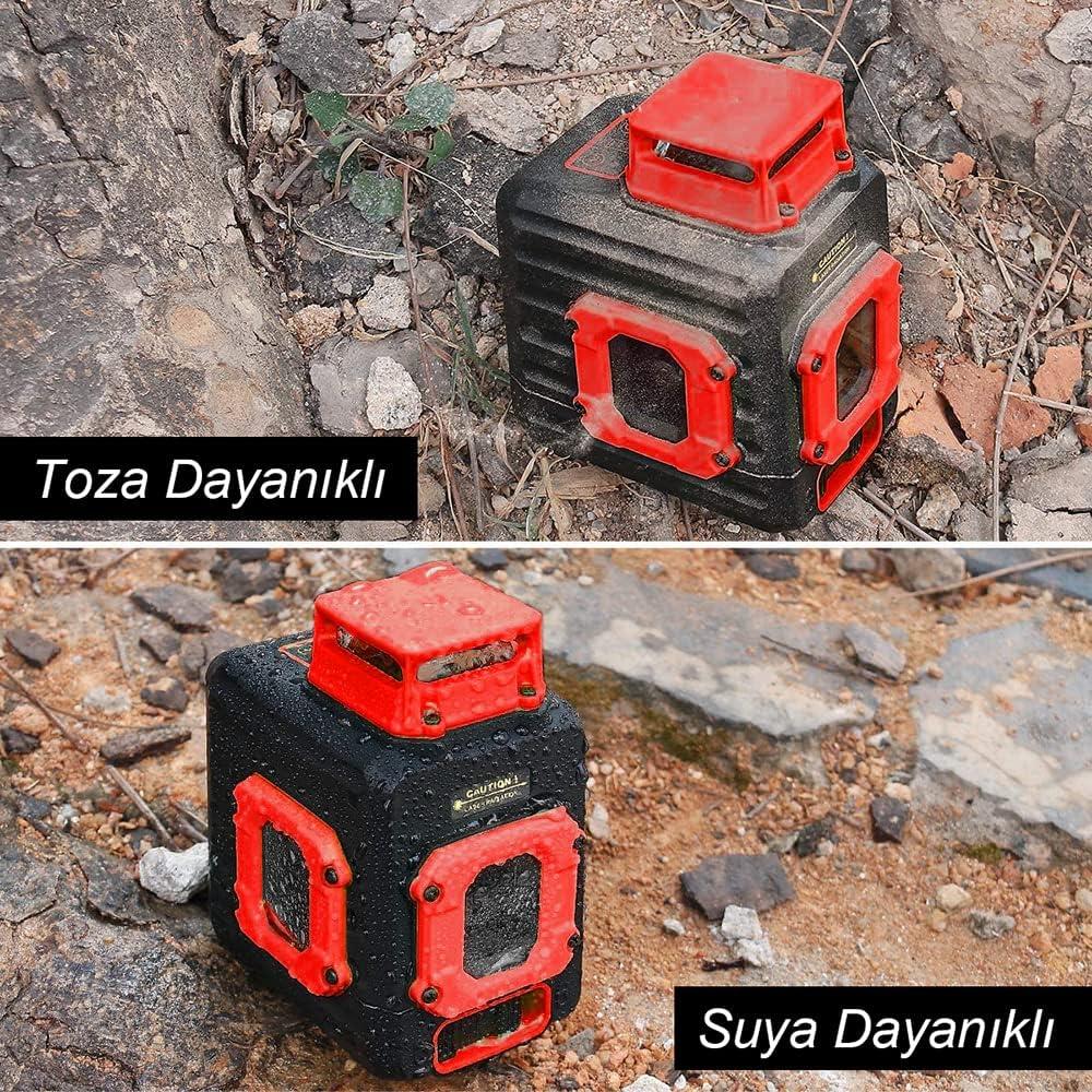 Kobb KBL33G 40 mt Şarjlı Otomatik Hizalamalı Yeşil Çapraz Çizgi Lazeri Outlet