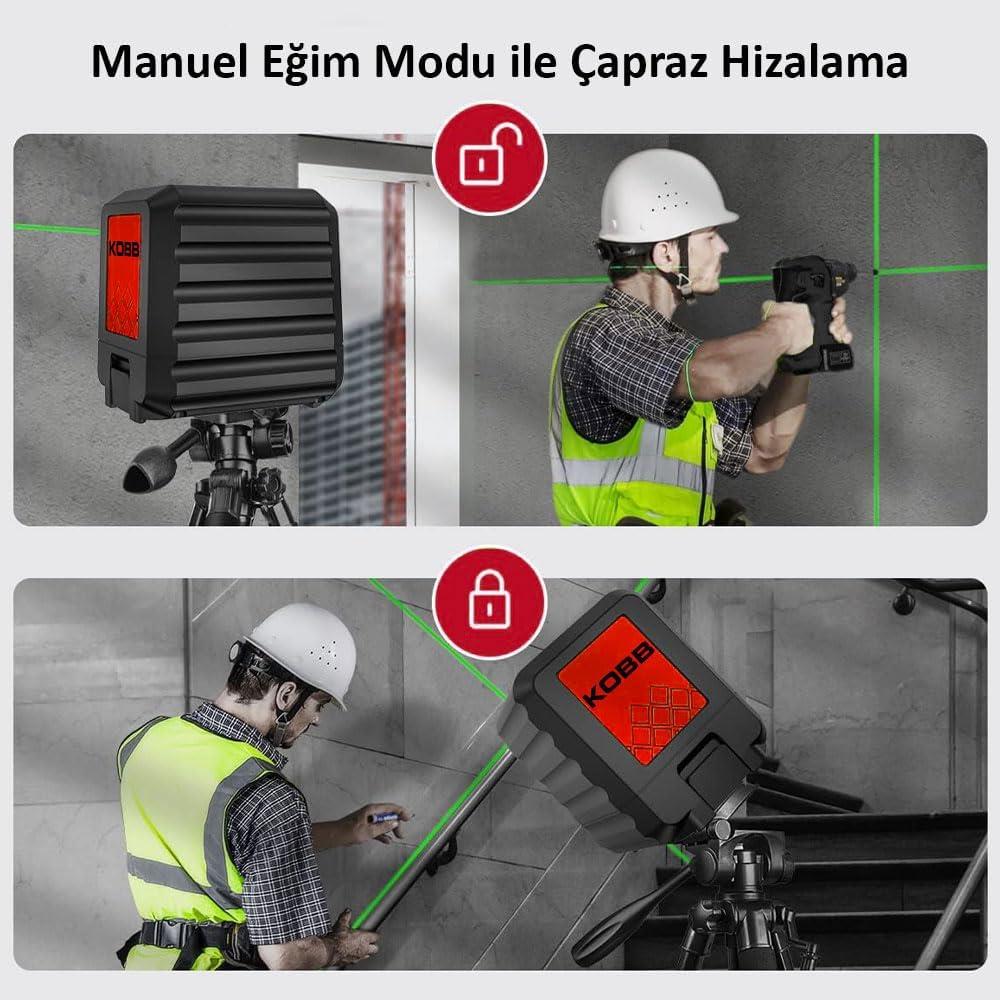 Kobb KBL90GTP 30 Metre Profesyonel Lazer Hizalama Teşhir