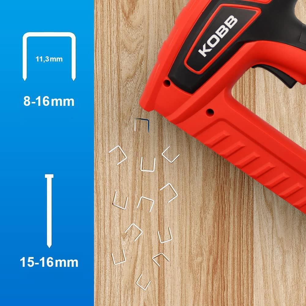 Kobb KBZ200 8-16 mm Zımba ve 15-16 mm Çivi Çakma Makinesi + 3000 Adet Yedek Zımba Ve Çivi Outlet